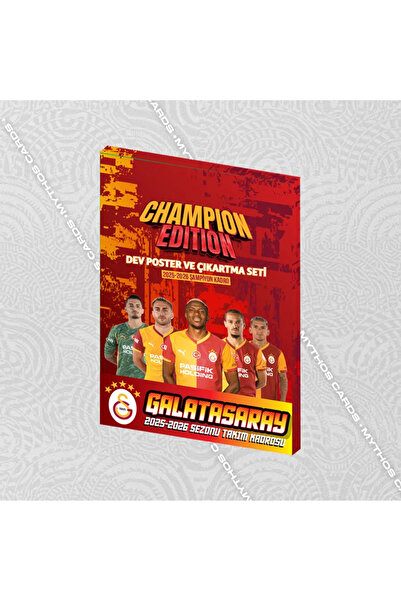 Galatasaray CHAMPION EDITION - THE GIANTS POSTER VE ÇIKARTMA SETİ