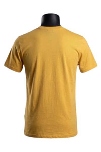 OEM Tricou sport de damă cu imprimeu, culoare galbenă, mărimea XL
