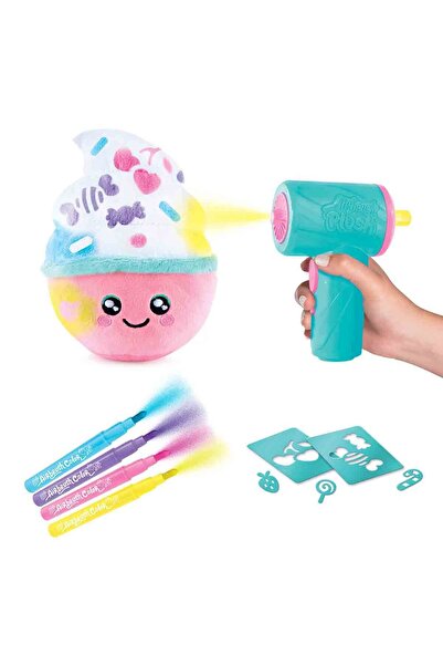 Canal Toys Airbrush Plush Foodtastic Squishy Peluş Boyama Seti - Cupcake
