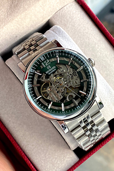 Reward Automatic Mechanism Steel Cord 2 Year Warranty Men's Wristwatch