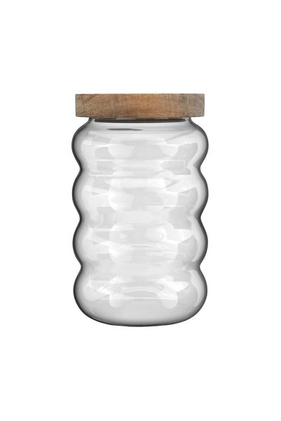 Estia Home Art ESTIA ALLURE ΓΥΑΛΙΝΟ ΔΟΧΕΙΟ ΑΠΟΘΗΚΕΥΣΗΣ 700ml 9.5x9.5x15.8cm