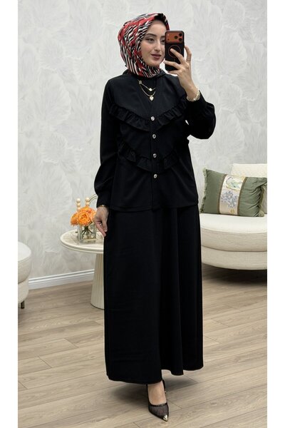 USLUCAN ALIŞVERİŞ Arzu Dress Black