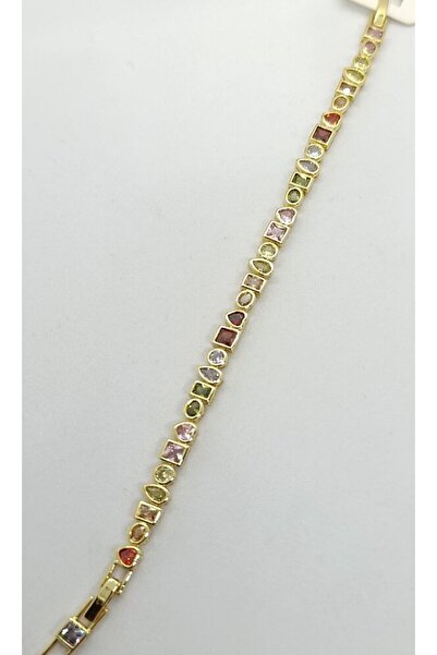 ndjewelry سوار أورورا من الأحجار الكريمة (15+2 سم)