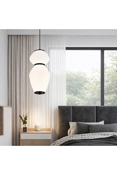 Alessandro DESIGN Lustra Suspendata LED cu Telecomanda LUMA, 33W, Lumina Cald...