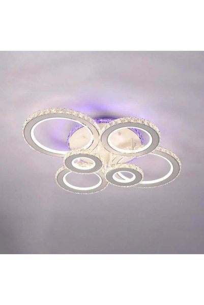Alessandro DESIGN Lustra LED cu telecomanda si cristal MEILI ZAFINA RGB 238W,...
