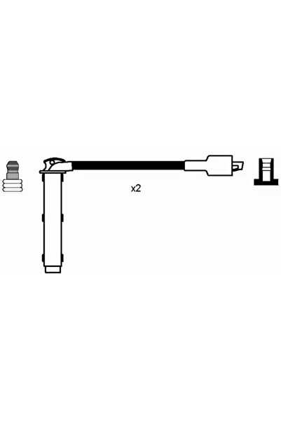 NGK Set cablaj Aprinder 7705 Land Rover Freelander 1/Freelander 1 Soft Top Lo...