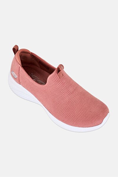 SKECHERS Women Ultra Flex 30 Soft Classics Slip On Walking Shoes, Pink