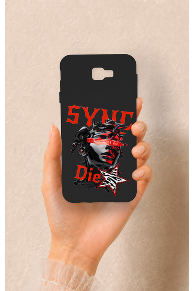 Vip Case Samsung J7 Prime Uyumlu Sync Die Desenli Silikon Kılıf