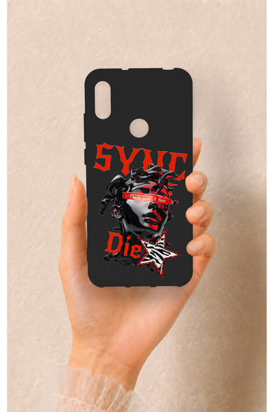 Vip Case Huawei Y6 2019 Uyumlu Sync Die Desenli Silikon Kılıf