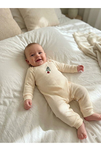 Çocukos Unisex Yenidoğan Daily %100 Pamuk Bebek Tulum