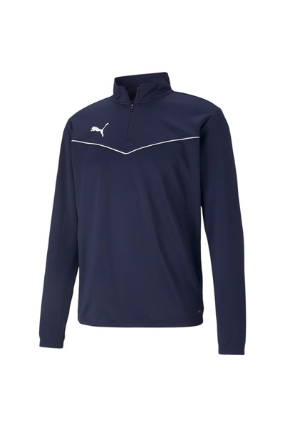 Puma Blůza Teamrise 14 Zip Top, modrá, pánská