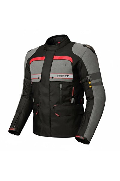4 MEVSİM MONT LONG AT 2202-RED - Motosiklet Uzun Mont