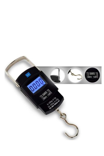NOVATECH NOVA TECH Heavy Duty Portable Digital Hanging Scale | Manual Hook Weighing Machine | Electronic Luggage & Kitchen Weight Scale | High Precision LCD Display | Ideal for Home, Travel & Shopping