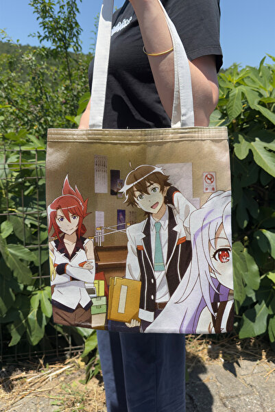 ZipZap Plastic Memories V1 Summer and Winter Double-Sided Canvas Print Tote B...