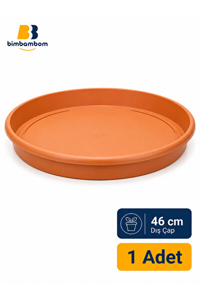 bimbambom Plastik Saksı Tabağı 46cm, Saksı Altlığı, Saksı Suluğu