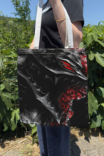 ZipZap Berserk V4 Summer Winter Double Sided Canvas Print Tote Bag Anime Bag