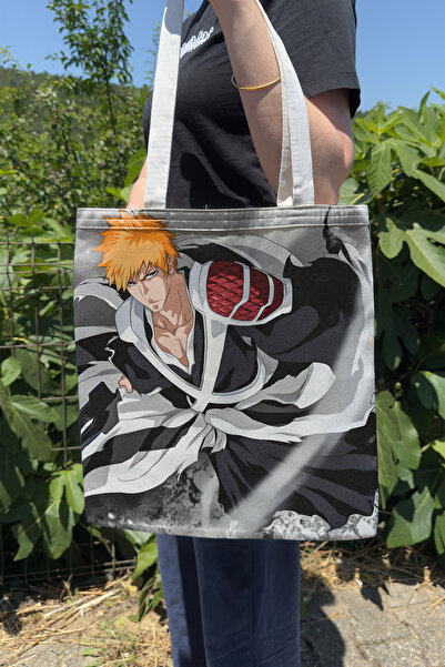 ZipZap Bleach V1 Summer Winter Double-Sided Canvas Print Tote Bag Anime Bag