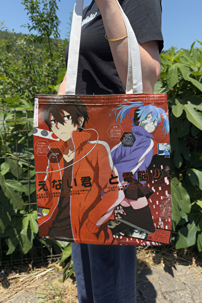 ZipZap Kagerou Project V5 Summer Winter Double-Sided Canvas Printing Tote Bag...