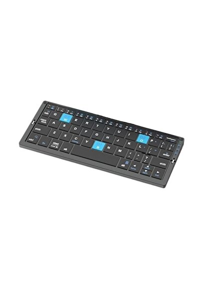 AcronicPro Tastatură pliabilă, Fără fir, Conexiune Bluetooth, Portabilă, Se c...