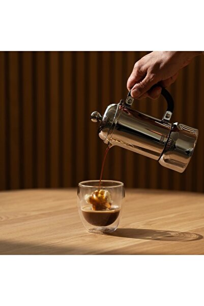 Bodum Set de pahare espresso Bodumpavina, cu perete dublu, izolate, transparente