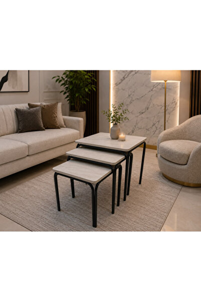DEC59 3-Piece Nesting Table Set for Living Room
