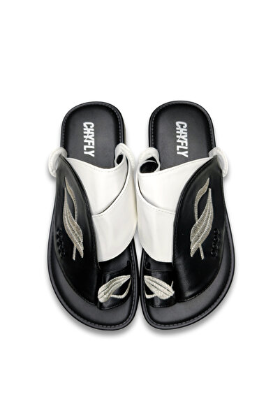 Fuzhoulanyang Men's Classic Arabic Sandals | Wide Fit Comfort | Lightweight N...