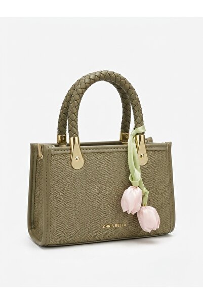 Generic Brand Handbags - Khaki - Faux leather