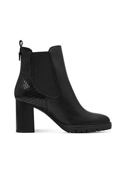 Tamaris ESSENTIALS Γυναικείες Μπότες 1-25351-41 021 ΜΑΥΡΟ/STRUCT.
