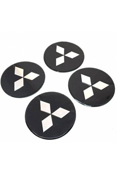 GARDENAUTO Mitsubishi Aluminum Bonding Wheel Hub Black 4-Piece