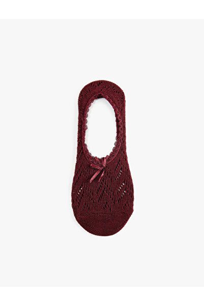 Koton Lace Bow Detailed Ballerina Socks