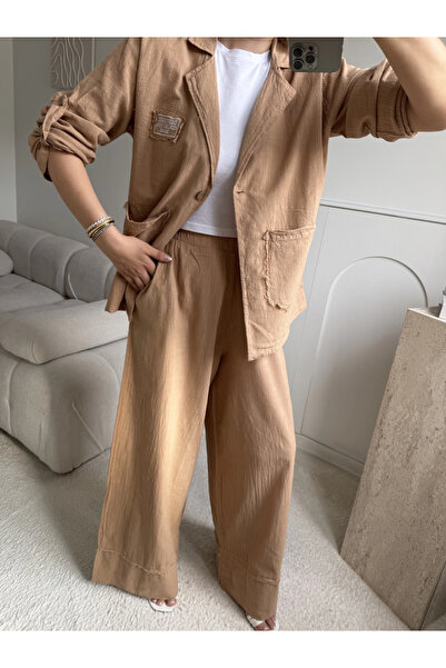 SUMEF Kamel hale organic 100% cotton fabric jacket set