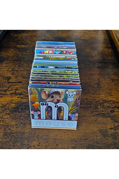OEM Set 26 Magneți Educativi cu Alfabetul Complet pentru frigider – Litere mi...