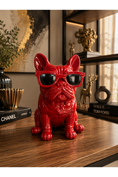 ersu store 25cm Bulldog Köpek Biblo Obje