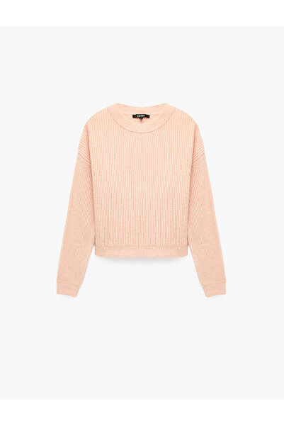 Koton Long Sleeve Crew Neck Knitwear Sweater