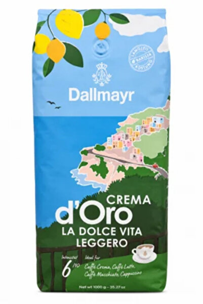 Dallmayr Crema d'Oro La Dolce Vita Leggero Boabe 1 kg