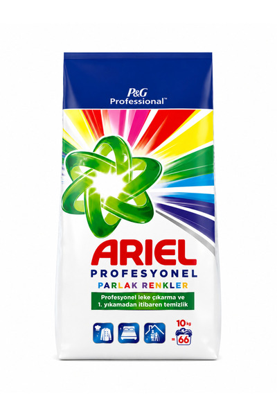 Brivo Clean Detergent pudră Ariel Professional Color 10 kg – 66 spălări – Pen...