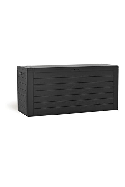 Prosperplast Μπαούλο Αποθήκευσης Woodebox Ανθρακί 280lt MBWL280-S433