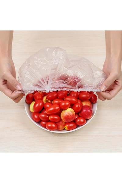 DAVIDAMI CONCEPT Set 100 x Folie de Protectie Elastica pentru Alimente si Boluri, diametrul 8 - 20 cm