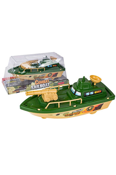 OEM Στρατιωτικό Πλοιάριο Friction 29x13x12cm ToyMarkt 902372