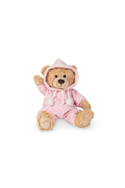 TEDDY HERMANN Ursuleț de pluș mascotă de 30 cm în pijamale roz