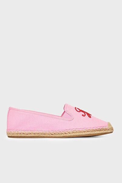 Tommy Hilfiger Logolu Nakış İşlemeli Kanvas Espadril Ayakkabı Kadın AYAKKABI ...