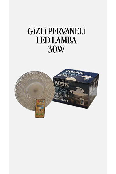 NBK GİZLİ PERVANELİ/KUMANDALI LED LAMBA 30W