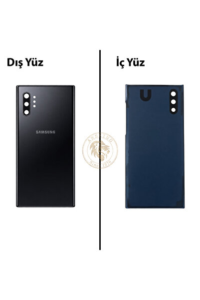 ARSKİNG Samsung Galaxy Note 10 Plus Siyah Uyumlu Arka Kapak
