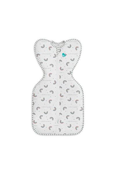 Love to Dream Swaddle UP Păturică de înfășat mărimea M alb curcubeu ETAPA 1 1...
