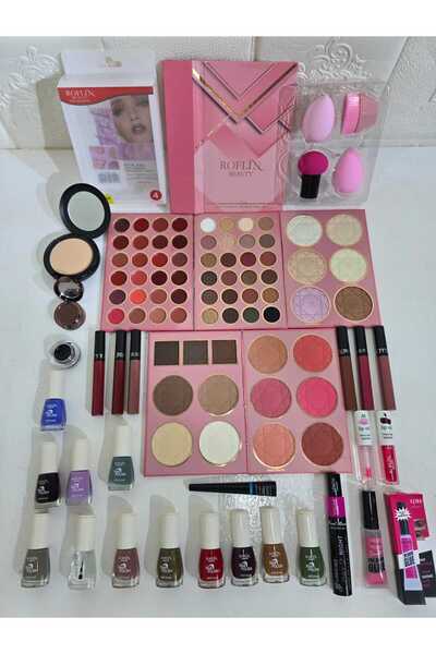 ROFLIN BEAUTY مجموعه مكياج شاملة بالوان مميزة