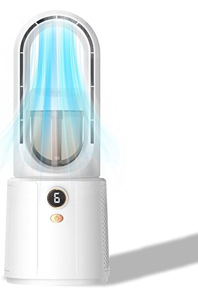 VAODO مبرد هواء شخصي محمول وهادئ، مروحة تبريد تعمل بالشحن عبر USB، مكيف هواء ...