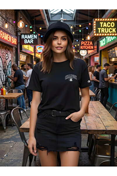 Free Tarz Champion State Of Play Μαύρο T-shirt
