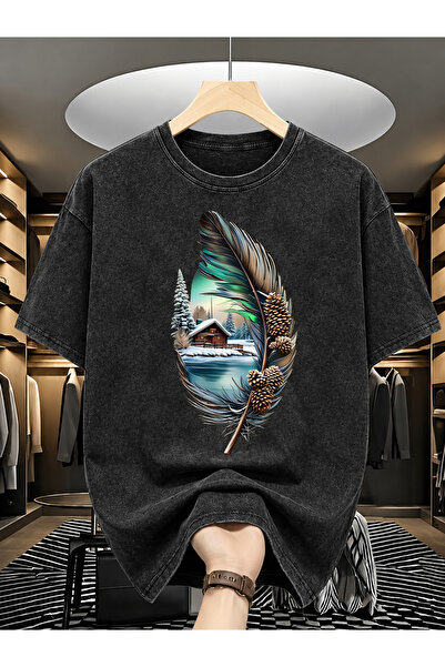 Prekarya design Unisex Oversize Vintage Washed Street Style Street Fashion Co...
