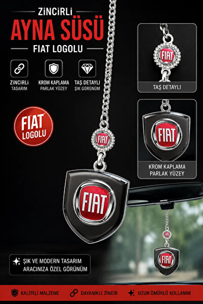 şimika tuning tuningmarketim Fiat Chain Mirror Ornament – Stylish Design, Dur...