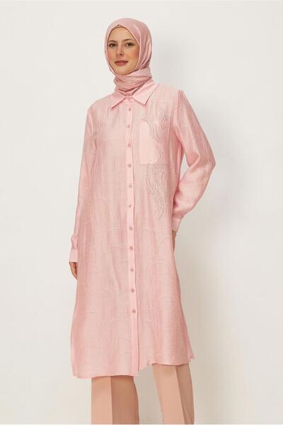 Alvina Beaded Embroidered Jacquard Tunic 46731